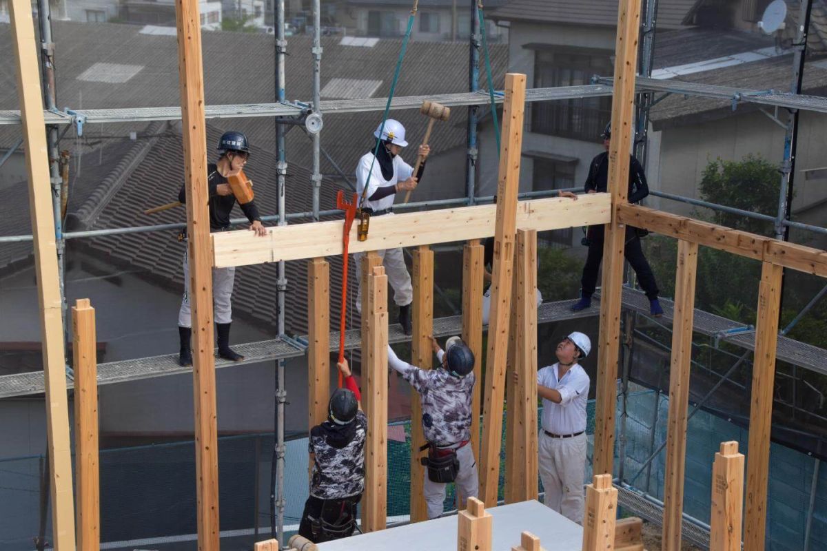 北九州市若松区二島01　注文住宅建築現場リポート③　～上棟式～