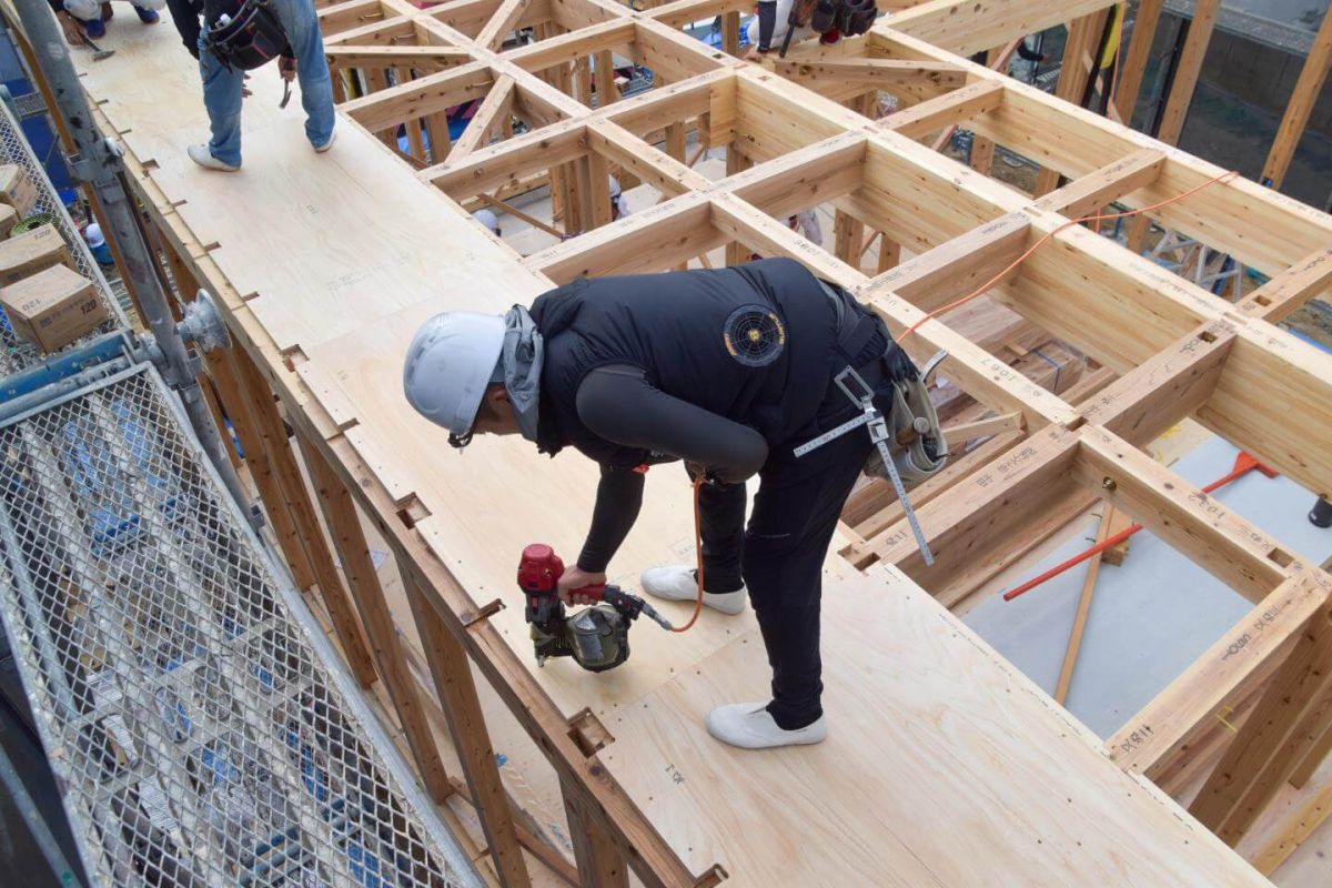 「北九州市若松区二島01」注文住宅現場リポート③【上棟式】