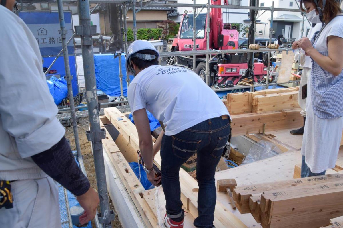 「北九州市若松区二島01」注文住宅現場リポート③【上棟式】