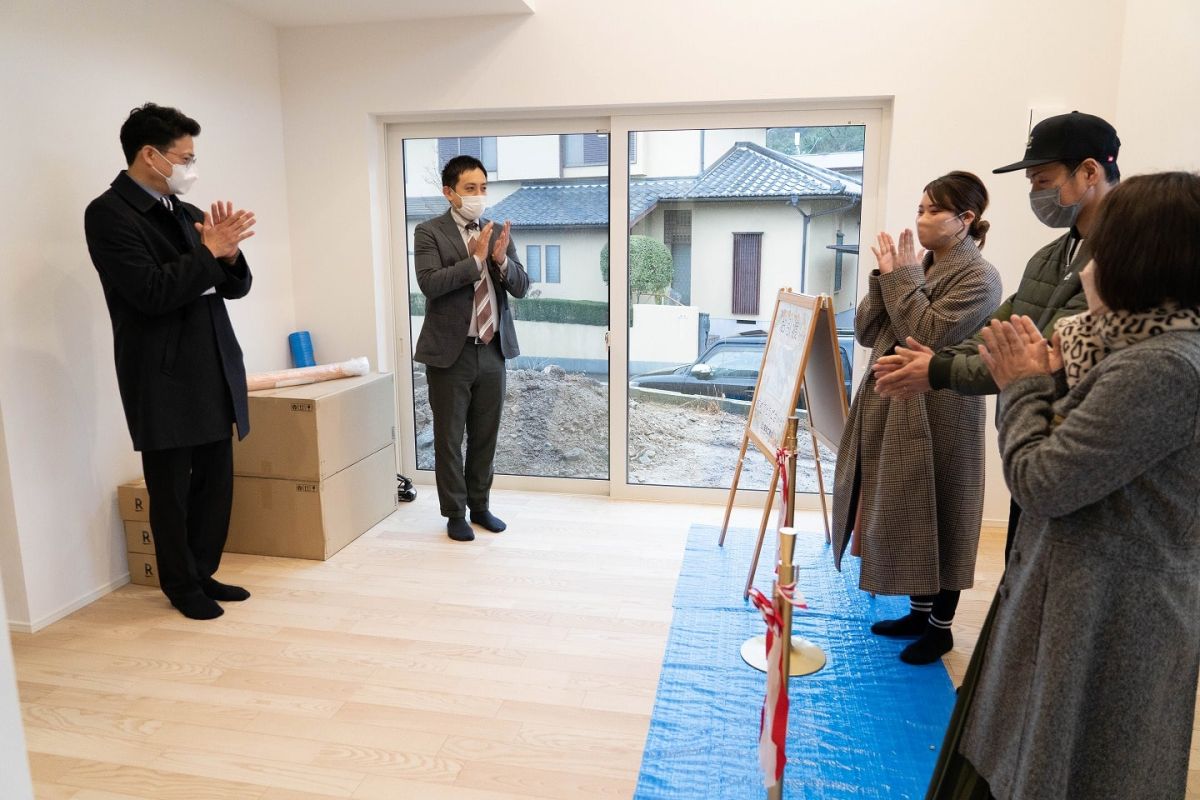 福岡県糟屋郡志免町06　注文住宅建築現場リポート⑦　～お引き渡し式～