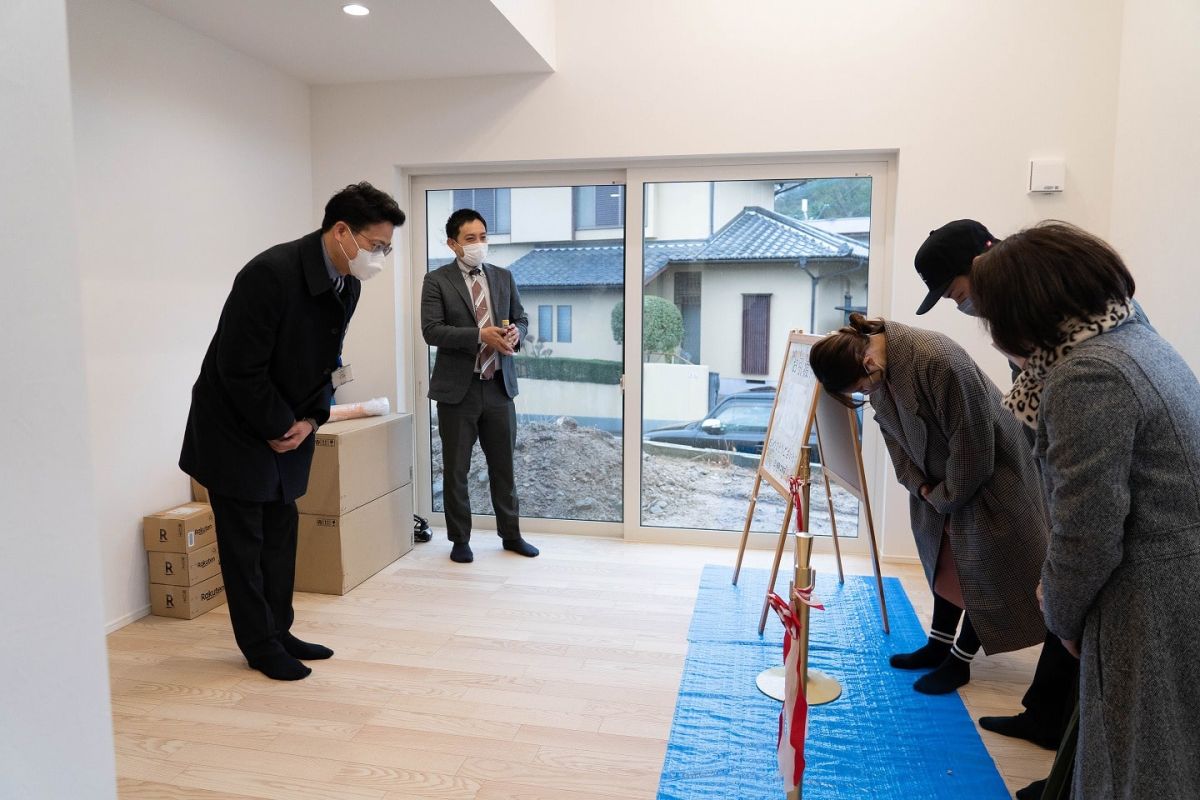 福岡県糟屋郡志免町06　注文住宅建築現場リポート⑦　～お引き渡し式～