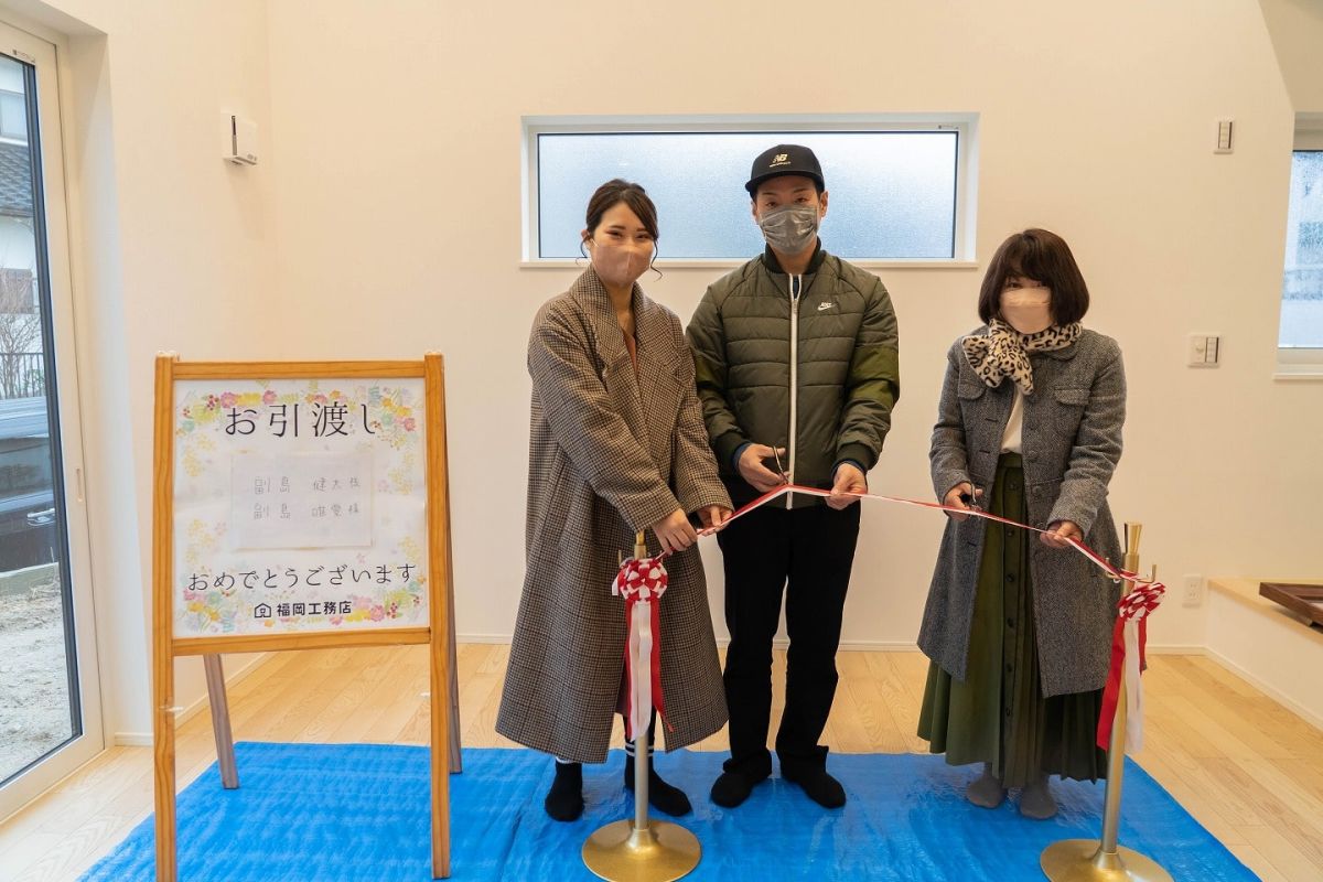 福岡県糟屋郡志免町06　注文住宅建築現場リポート⑦　～お引き渡し式～