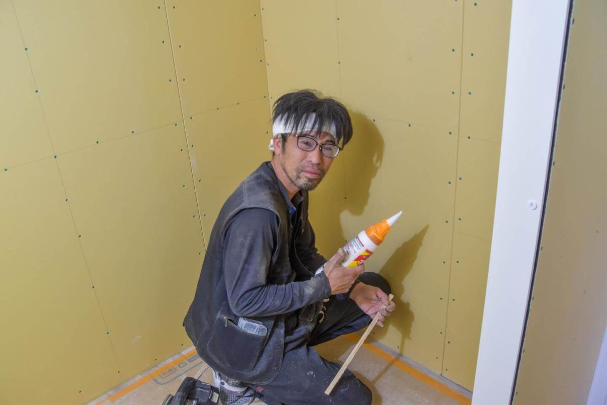 「福岡市城南区09」注文住宅現場リポート⑥【木工事】【石膏ボード】