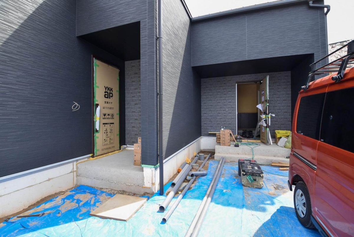 「福岡市城南区09」注文住宅現場リポート⑥【木工事】【石膏ボード】