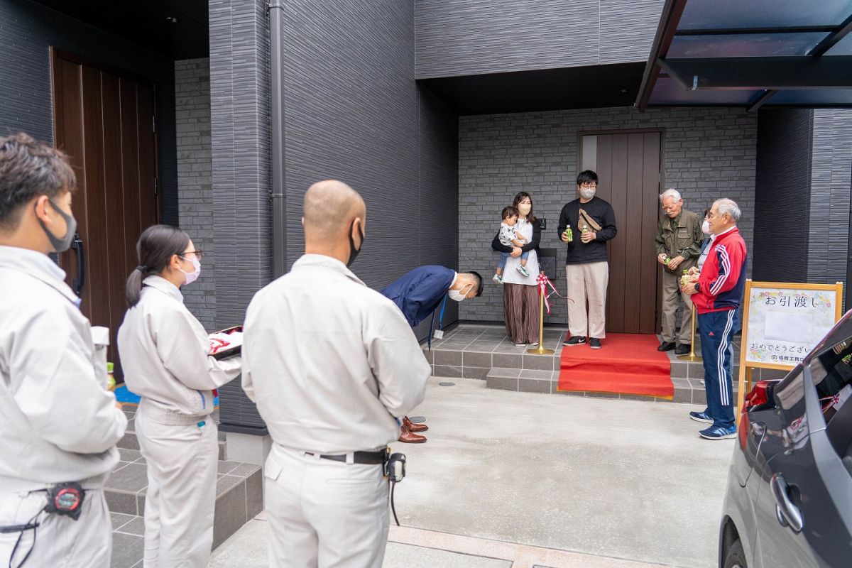 「福岡市城南区09」注文住宅現場リポート⑦【お引き渡し式】