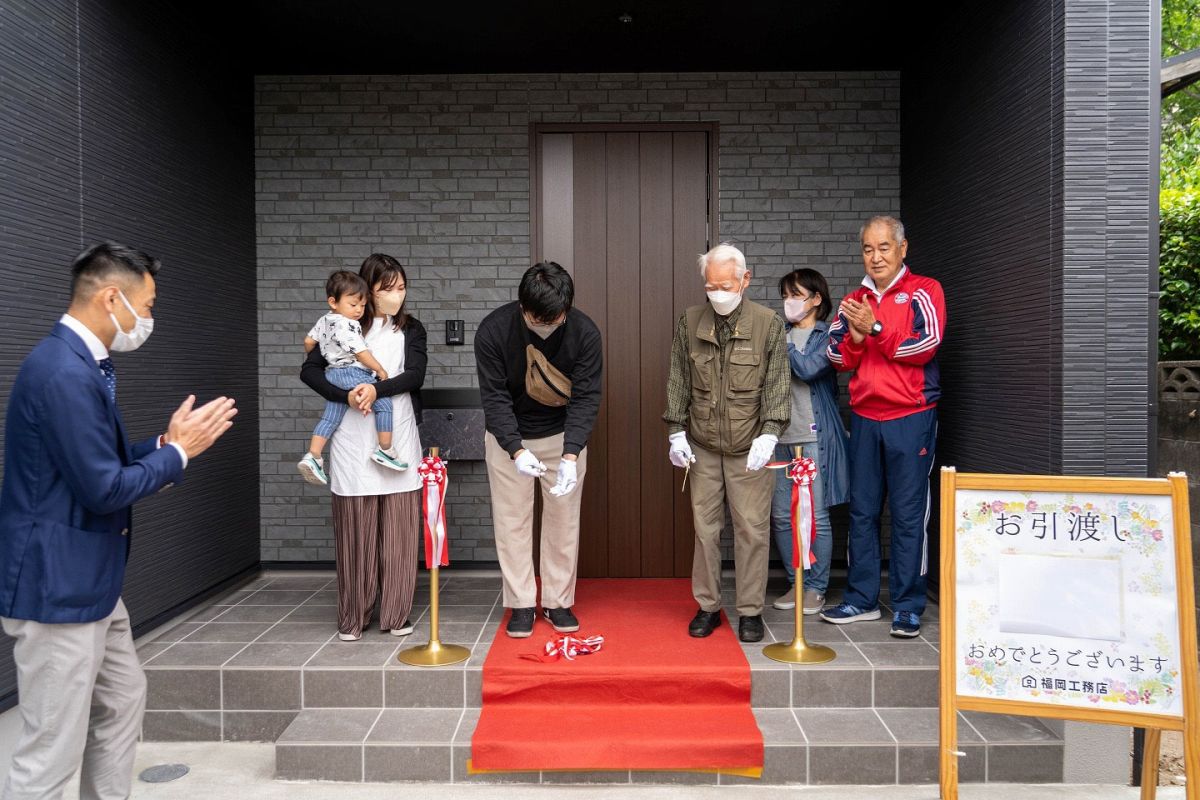 福岡県福岡市城南区09　注文住宅建築現場リポート⑦～お引き渡し式～