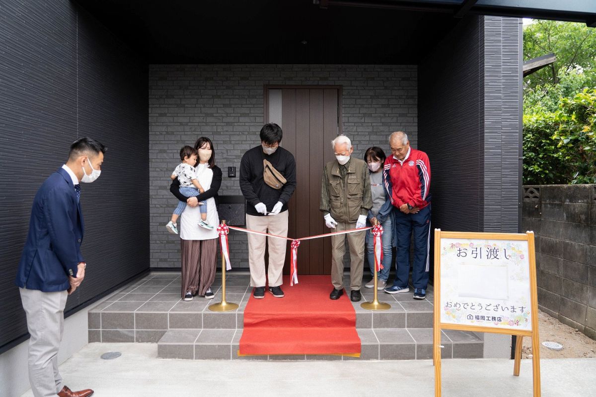 福岡県福岡市城南区09　注文住宅建築現場リポート⑦～お引き渡し式～