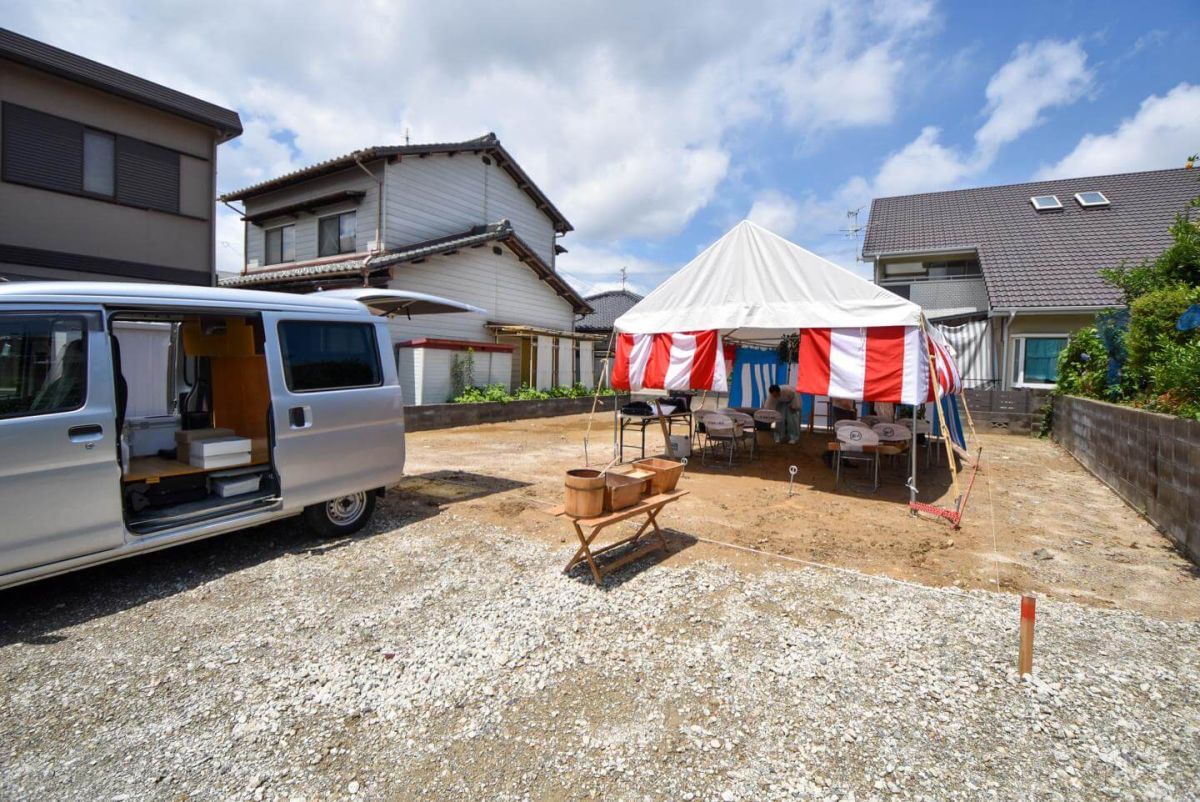 「北九州市八幡西区02」注文住宅現場リポート①【地鎮祭】
