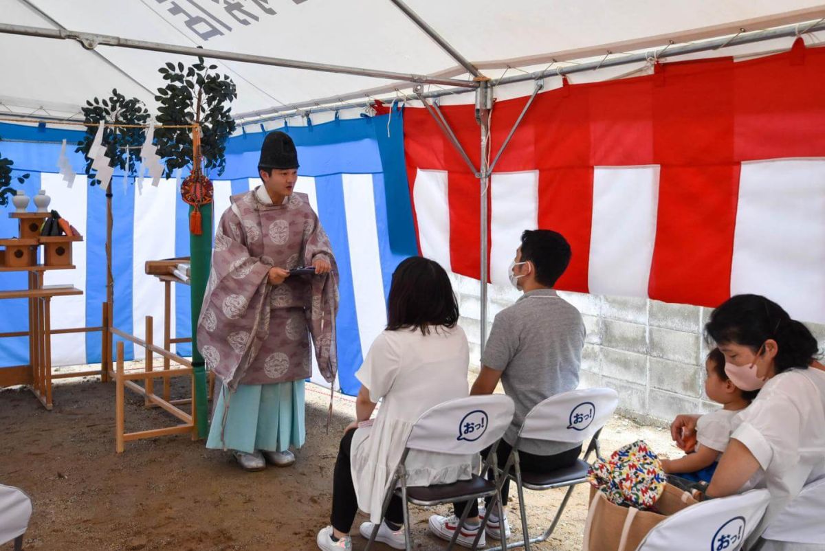 福岡県北九州市八幡西区02　注文住宅建築現場リポート①　～地鎮祭～