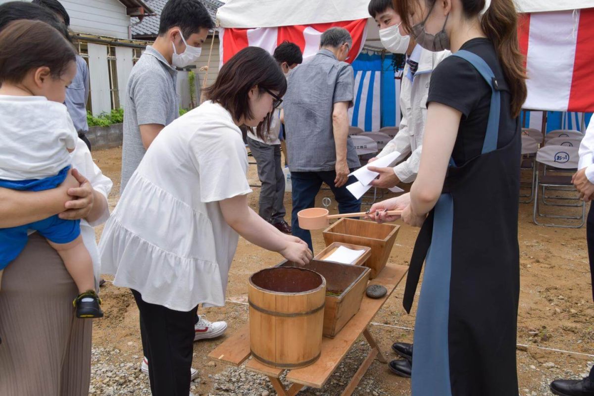 福岡県北九州市八幡西区02　注文住宅建築現場リポート①　～地鎮祭～