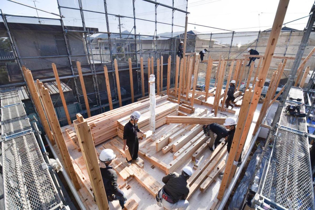 「糟屋郡志免町07」注文住宅現場リポート③【上棟式】