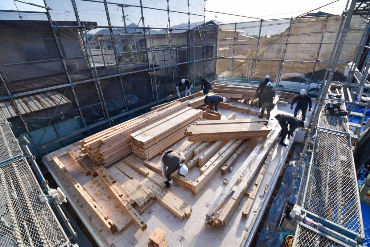「糟屋郡志免町07」注文住宅現場リポート③【上棟式】