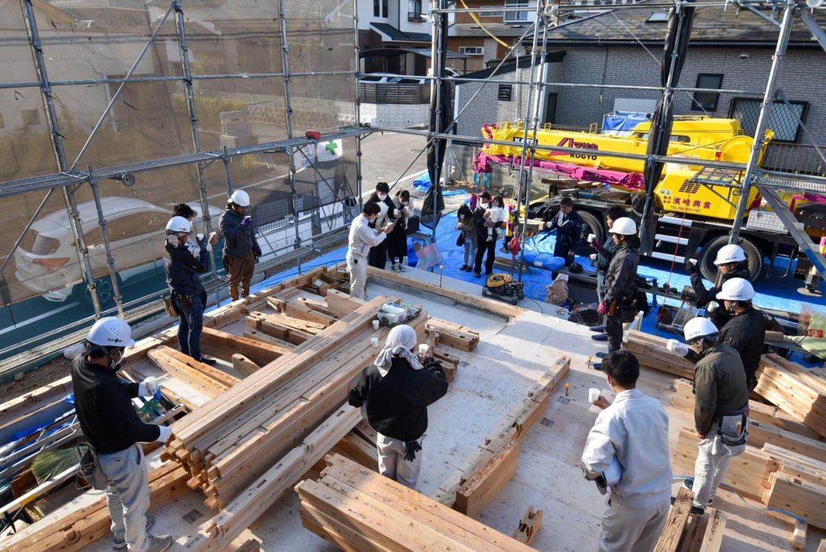 「糟屋郡志免町07」注文住宅現場リポート③【上棟式】