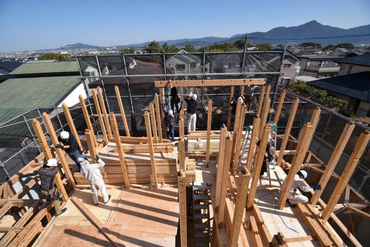 「糟屋郡志免町07」注文住宅現場リポート③【上棟式】
