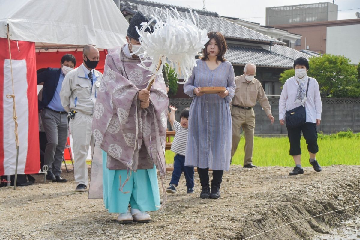 福岡県筑紫野市12　注文住宅建築現場リポート①　～地鎮祭〜