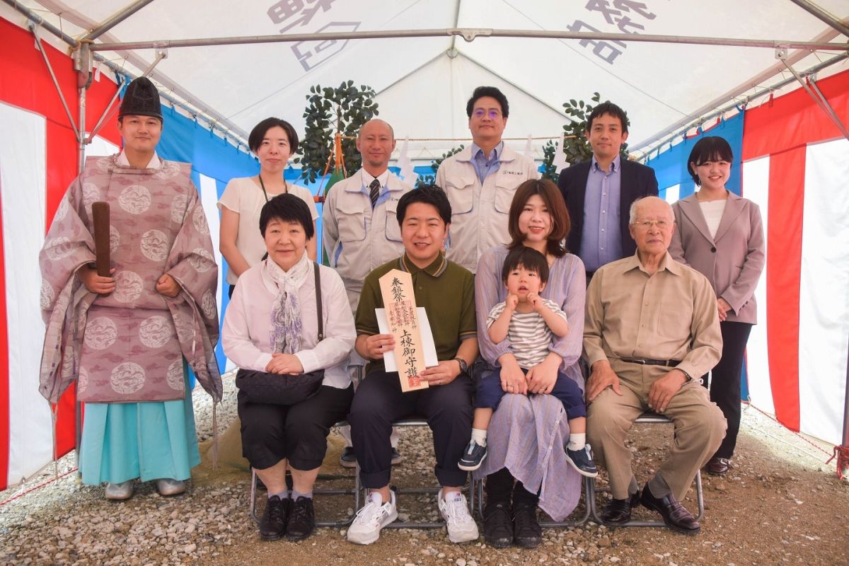 「筑紫野市12」注文住宅現場リポート①【地鎮祭】