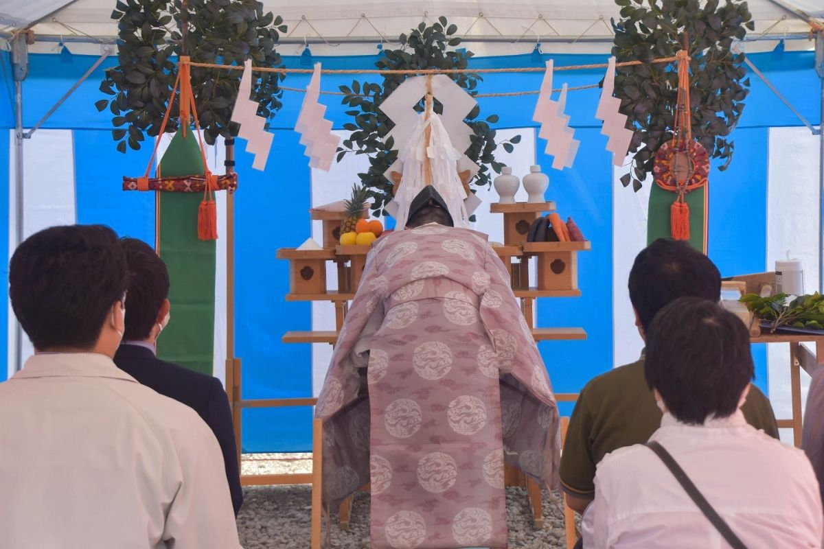 「筑紫野市12」注文住宅現場リポート①【地鎮祭】