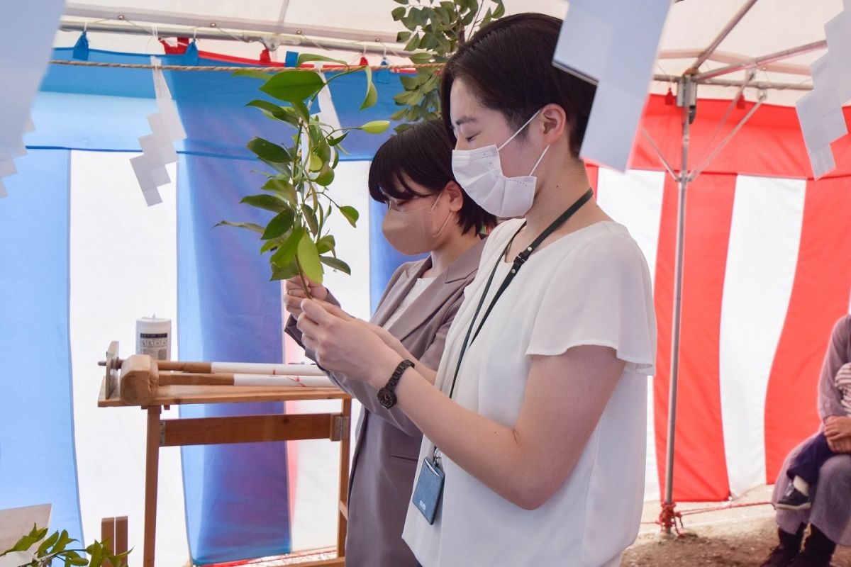 「筑紫野市12」注文住宅現場リポート①【地鎮祭】