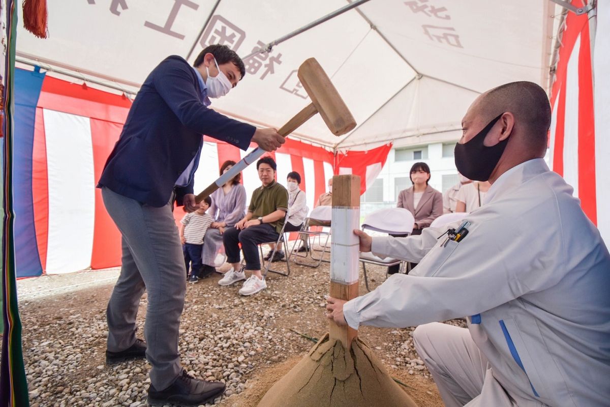 福岡県筑紫野市12　注文住宅建築現場リポート①　～地鎮祭〜