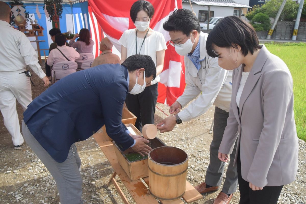 福岡県筑紫野市12　注文住宅建築現場リポート①　～地鎮祭〜