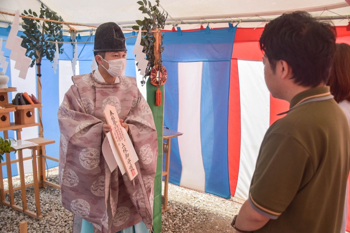 「筑紫野市12」注文住宅現場リポート①【地鎮祭】