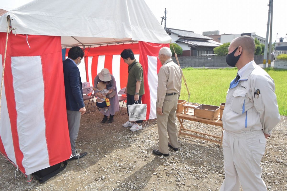 福岡県筑紫野市12　注文住宅建築現場リポート①　～地鎮祭〜