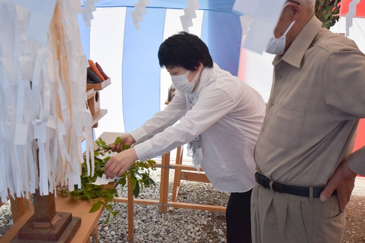 福岡県筑紫野市12　注文住宅建築現場リポート①　～地鎮祭〜