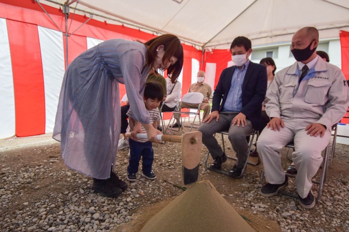 福岡県筑紫野市12　注文住宅建築現場リポート①　～地鎮祭〜