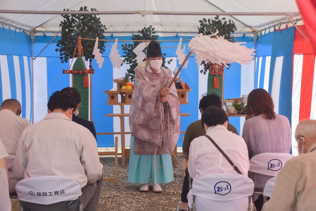 「筑紫野市12」注文住宅現場リポート①【地鎮祭】