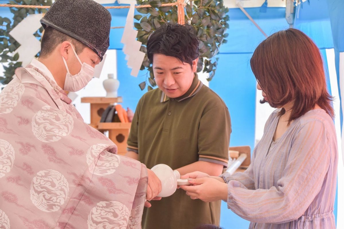 福岡県筑紫野市12　注文住宅建築現場リポート①　～地鎮祭〜