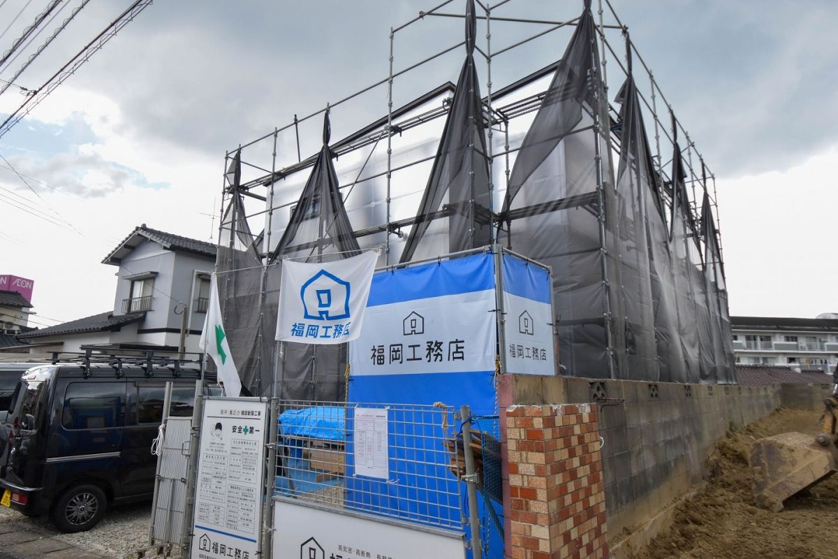 北九州市若松区二島01　注文住宅建築現場リポート⑤　～木工事・下地施工～