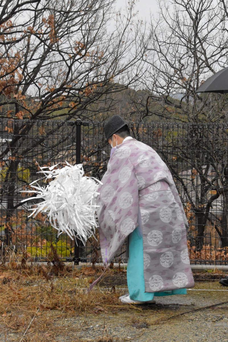 福岡県飯塚市有安字鳥羽01　注文住宅建築現場リポート①　～地鎮祭～