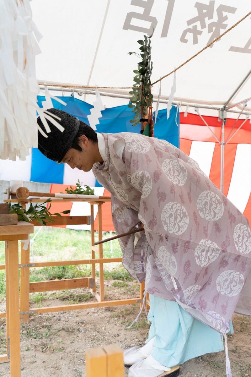 福岡県筑紫野市13　注文住宅建築現場リポート①　～地鎮祭〜