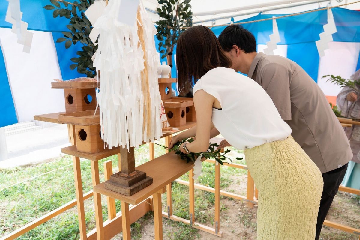 「筑紫野市13」注文住宅現場リポート①【地鎮祭】