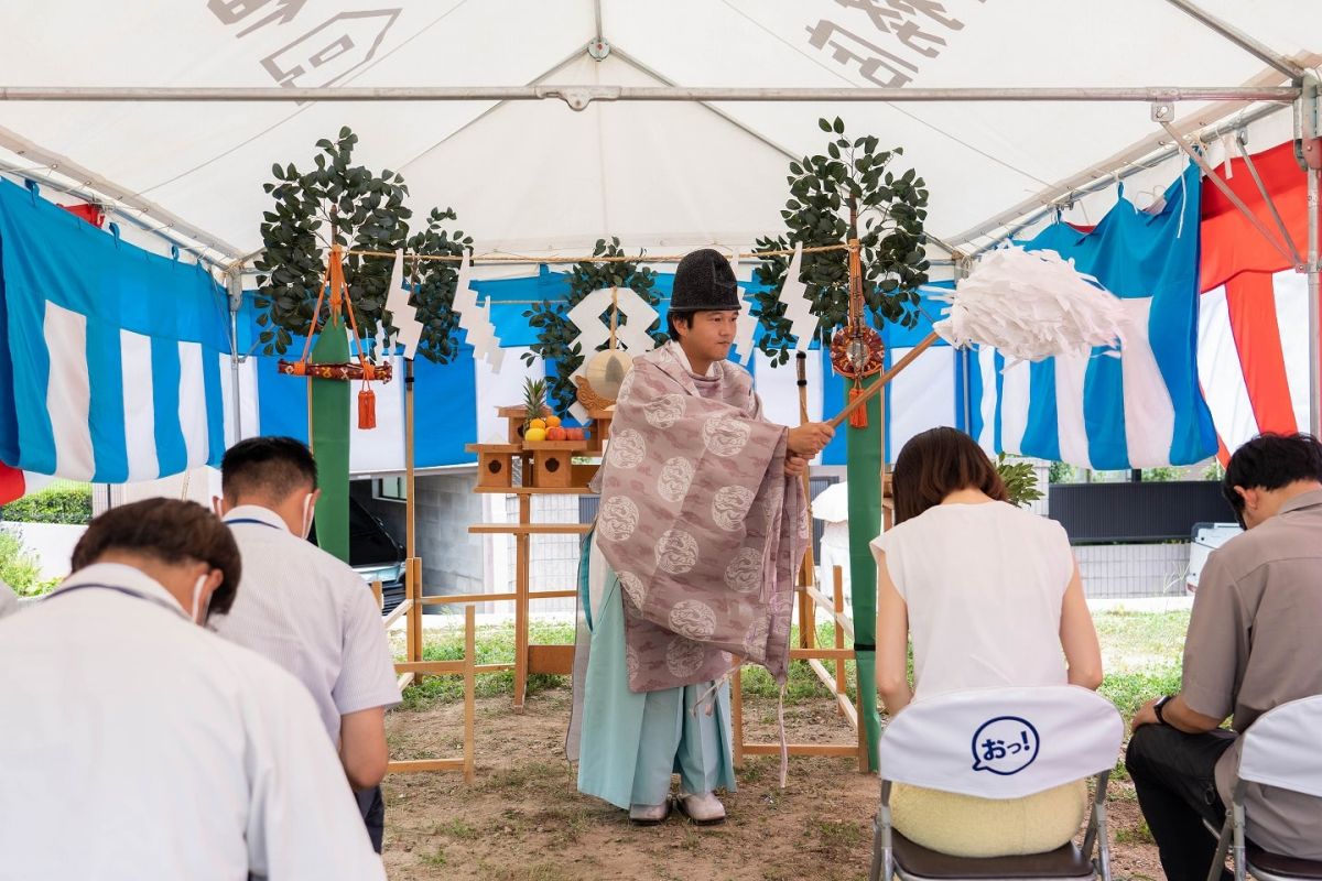 福岡県筑紫野市13　注文住宅建築現場リポート①　～地鎮祭〜