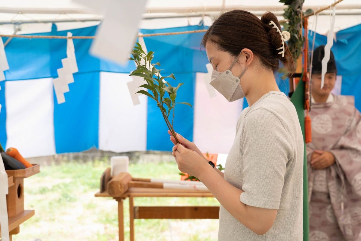 福岡県筑紫野市13　注文住宅建築現場リポート①　～地鎮祭〜