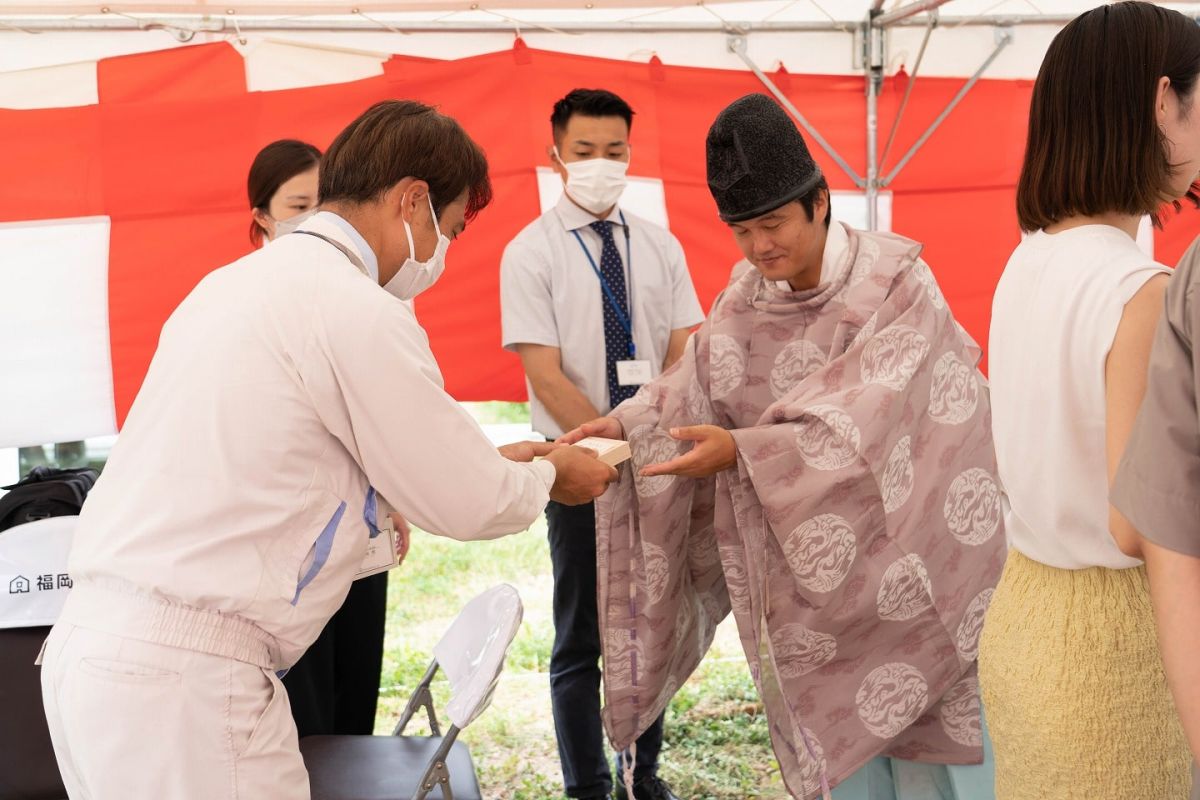 福岡県筑紫野市13　注文住宅建築現場リポート①　～地鎮祭〜