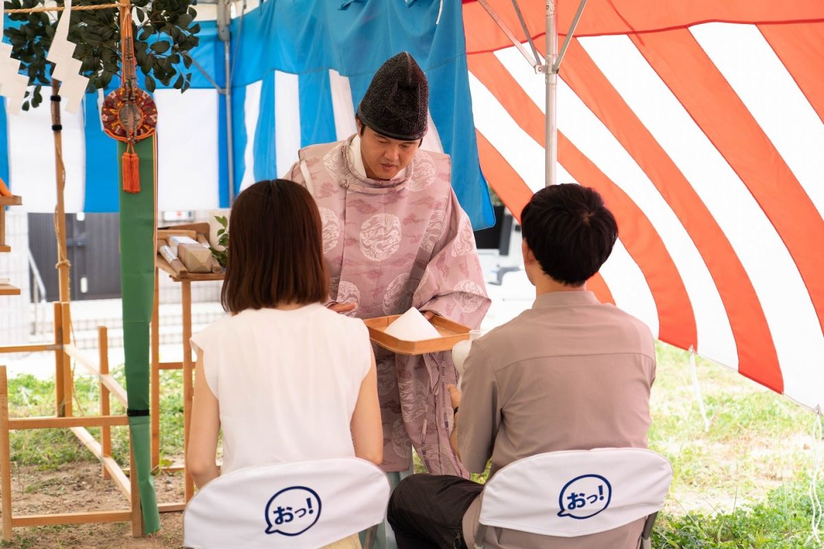 福岡県筑紫野市13　注文住宅建築現場リポート①　～地鎮祭〜