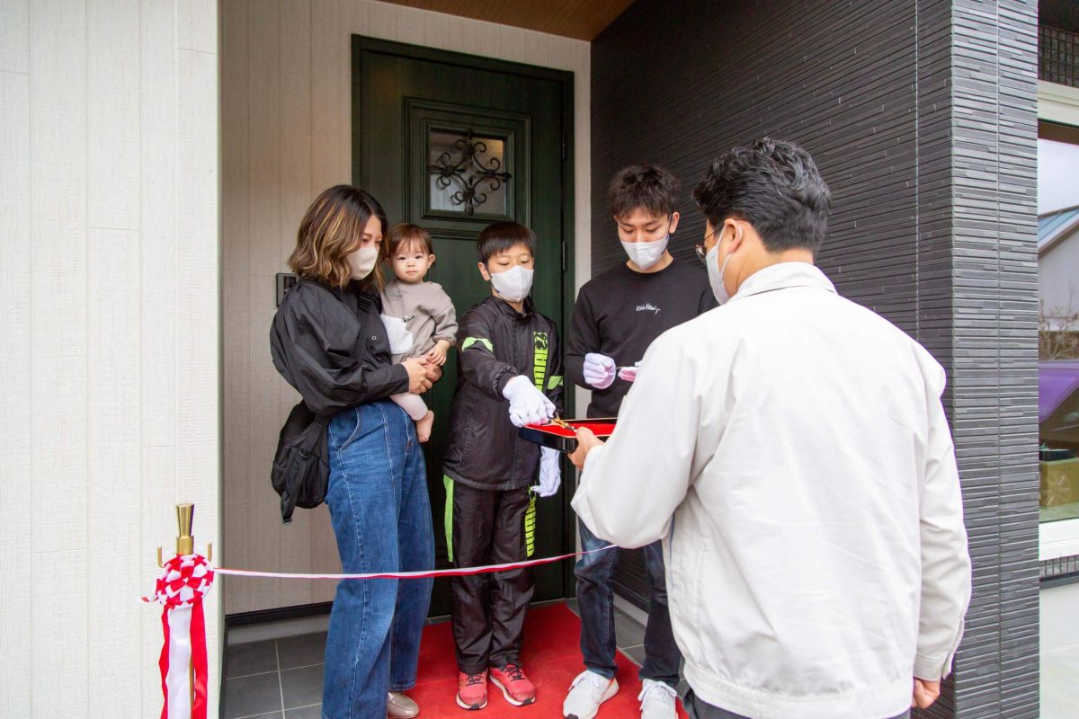 福岡県宮若市02　注文住宅建築現場リポート⑧　～お引き渡し式～