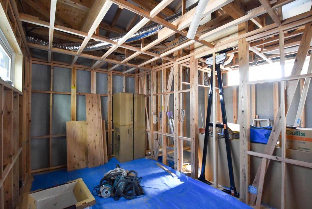 「福岡市早良区09」注文住宅現場リポート⑤【木工事】【外断熱材】