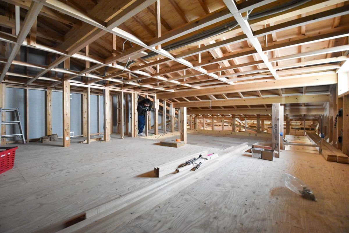 「福岡市早良区09」注文住宅現場リポート⑤【木工事】【外断熱材】