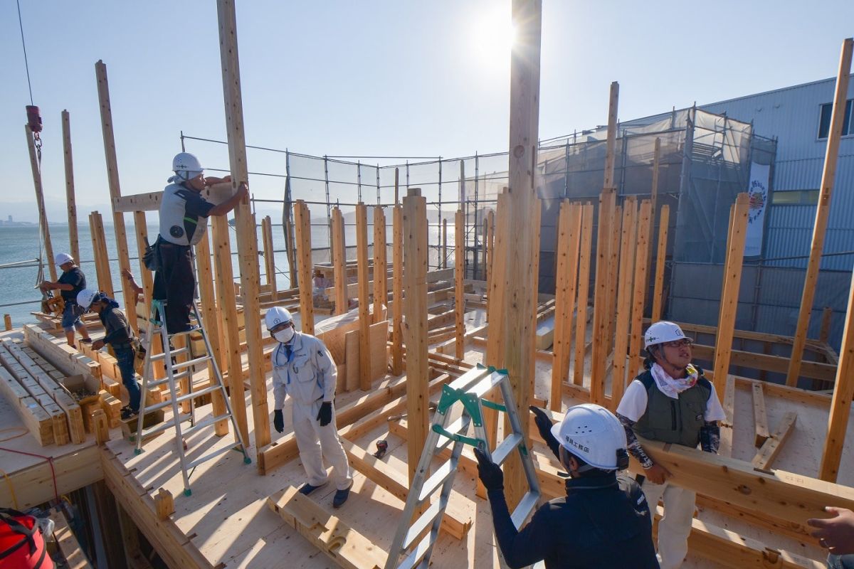 「福岡市東区11」注文住宅現場リポート③【上棟式】
