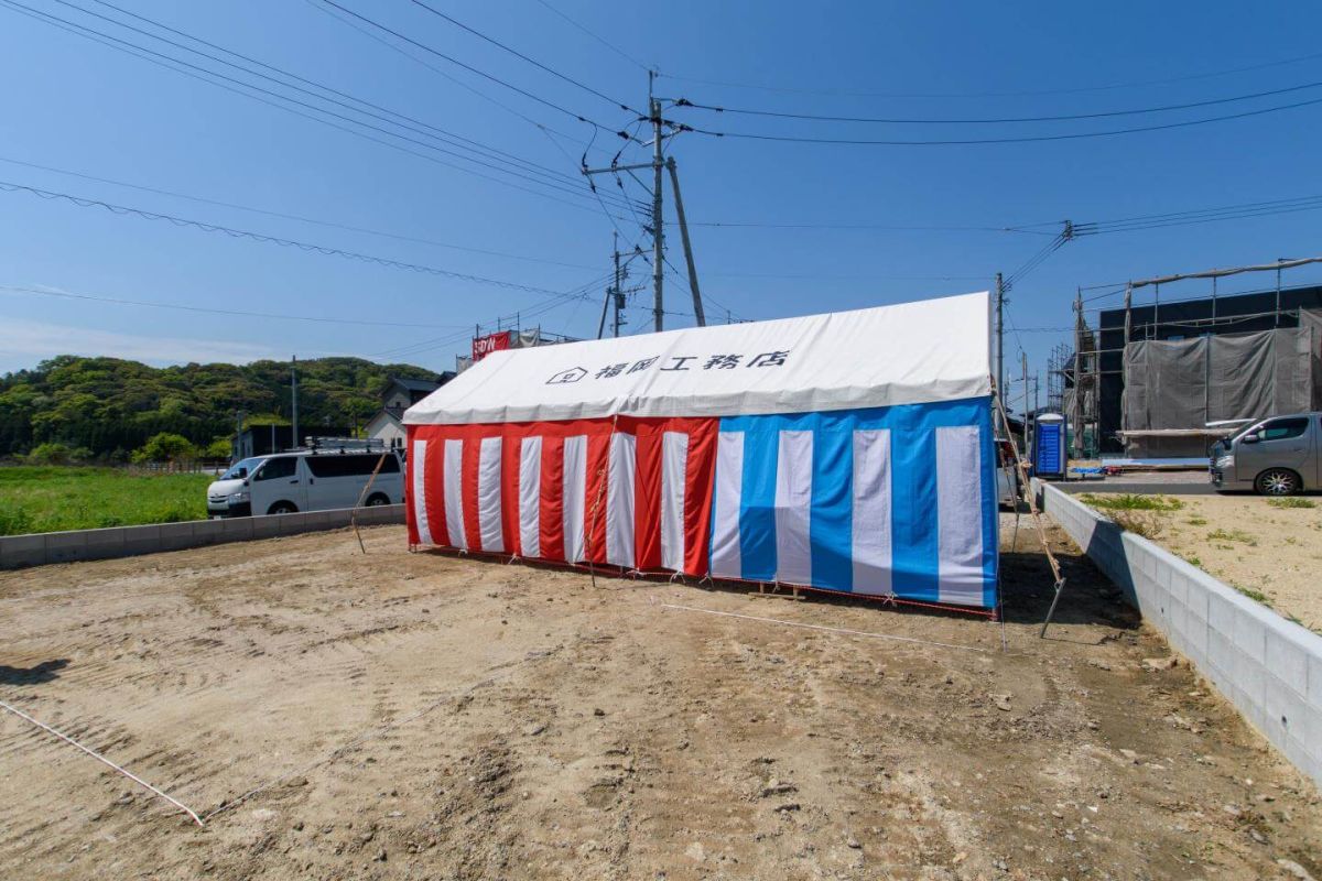 佐賀県鳥栖市01　注文住宅建築現場リポート①　～地鎮祭～