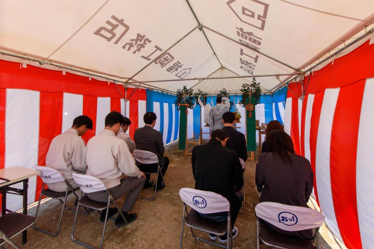 佐賀県鳥栖市01　注文住宅建築現場リポート①　～地鎮祭～