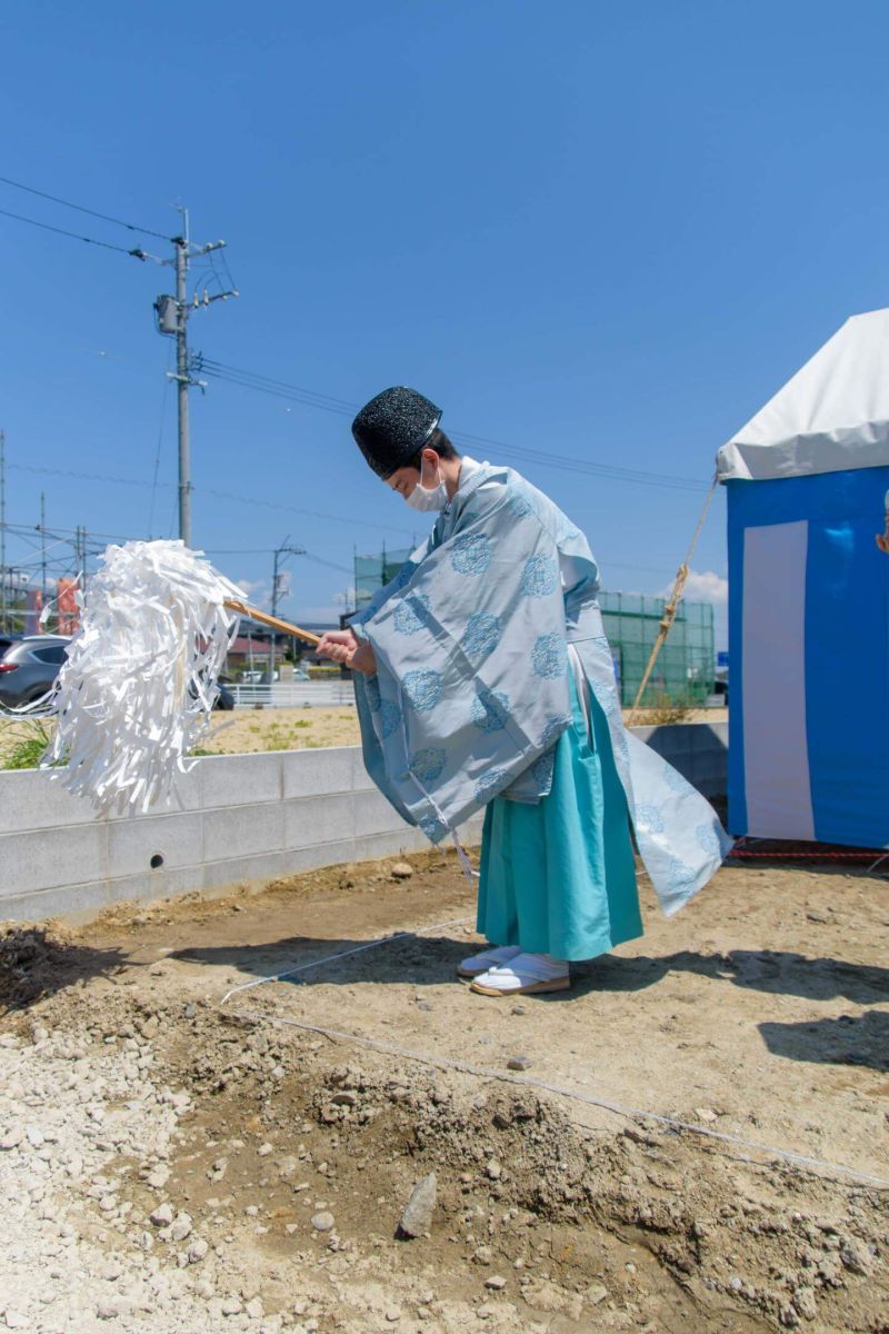 佐賀県鳥栖市01　注文住宅建築現場リポート①　～地鎮祭～