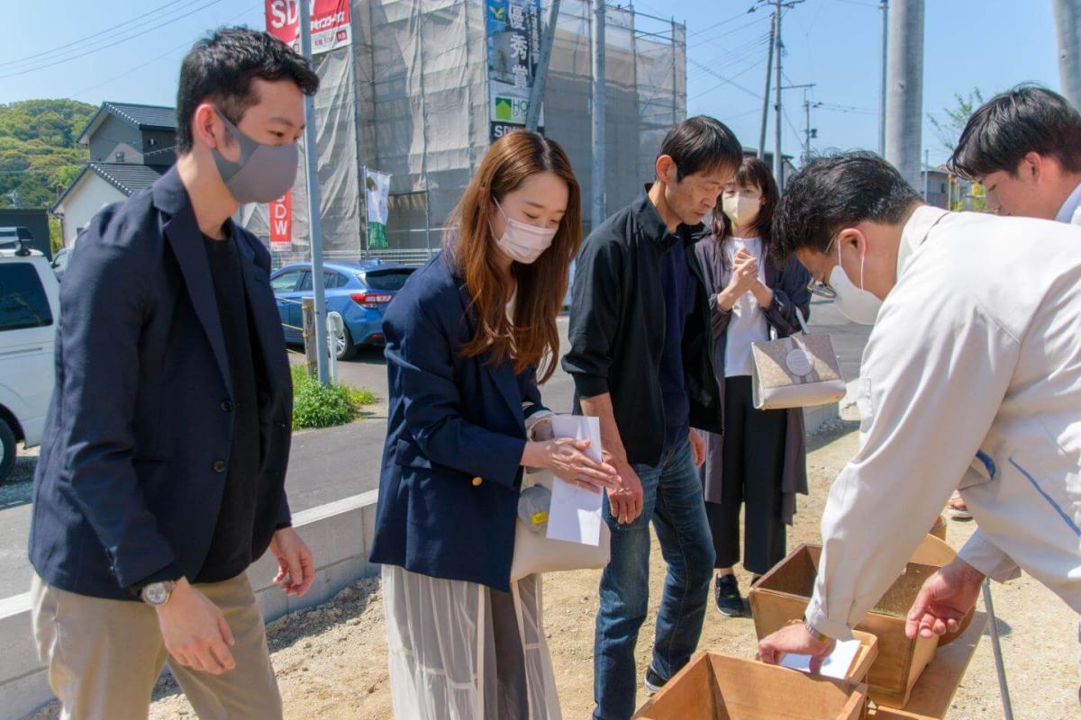 佐賀県鳥栖市01　注文住宅建築現場リポート①　～地鎮祭～