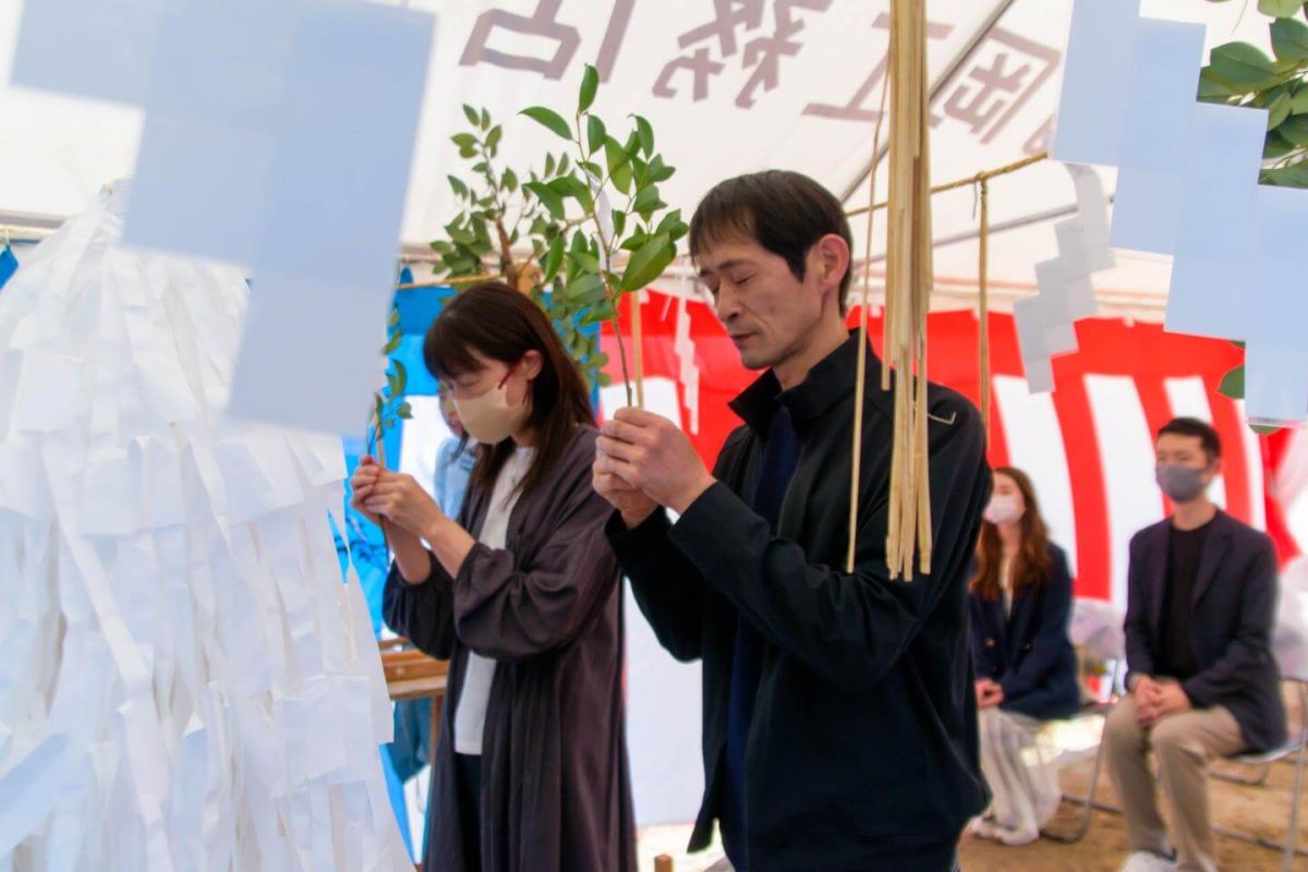 佐賀県鳥栖市01　注文住宅建築現場リポート①　～地鎮祭～