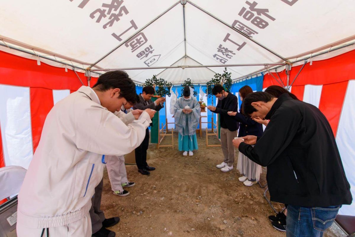 佐賀県鳥栖市01　注文住宅建築現場リポート①　～地鎮祭～