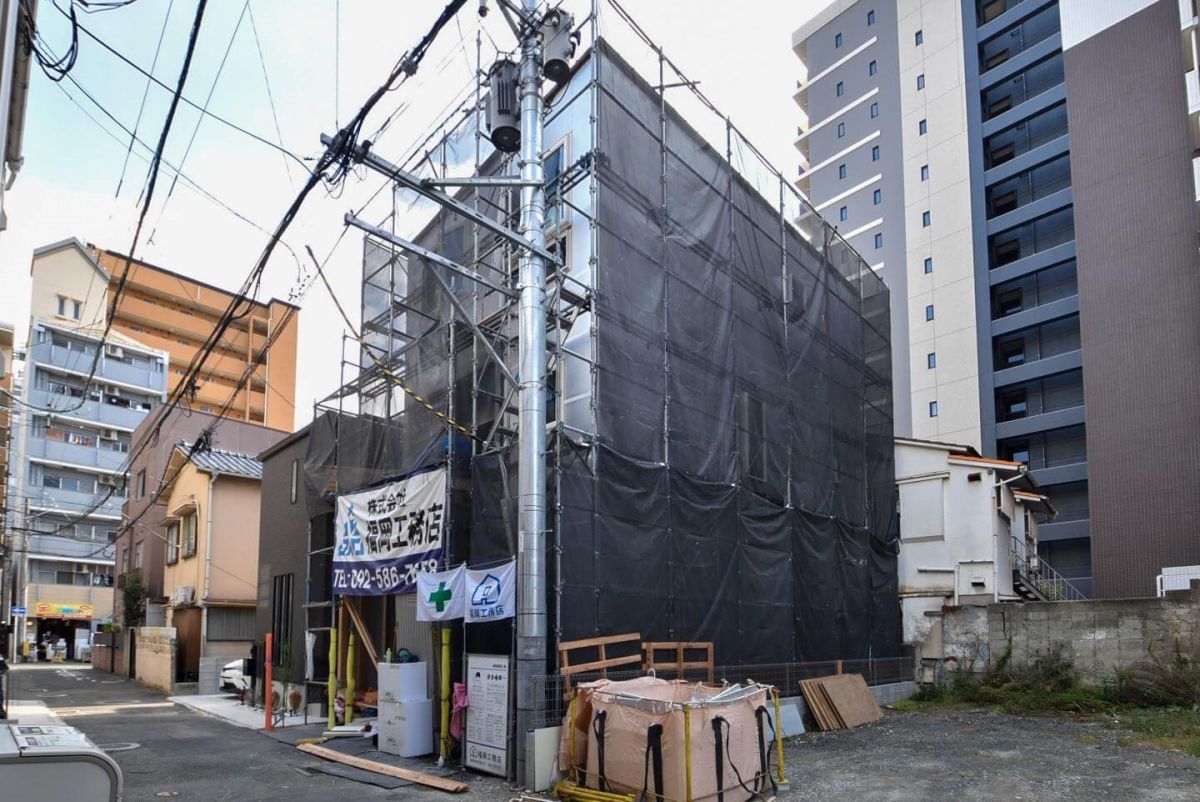 「福岡市中央区04」注文住宅現場リポート⑤【木工事】
