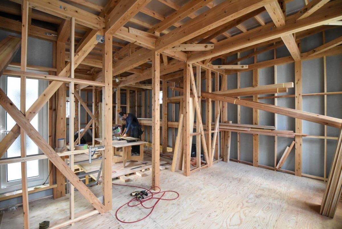 「福岡市中央区04」注文住宅現場リポート⑤【木工事】